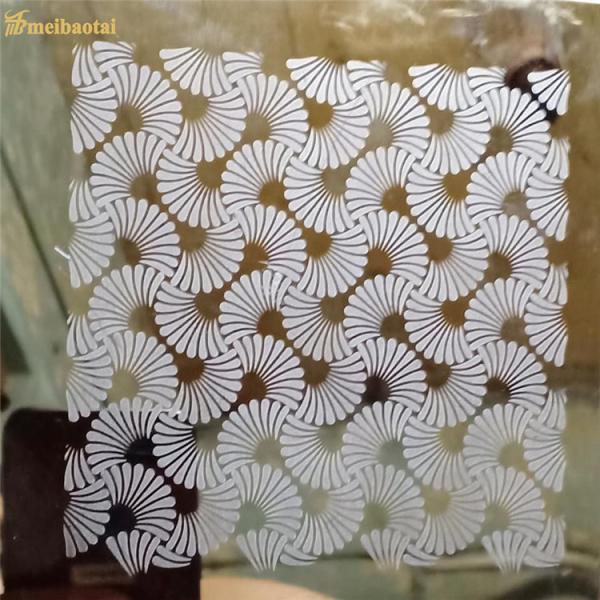 Quality Mirror Etched Stainless Steel Sheet Thickness 0.3-3.0mm Elevator Decoration wholesale