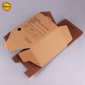 Recycled Foldable Electronics Packaging Box Custom Kraft Packaging Box For Phone