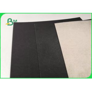 1mm 2mm Single Black Coated Cardboard Sheets For Gift Boxes Good Stiffness