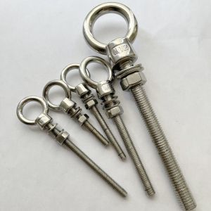 Polished Finish Stainless Steel JIS1168 Eye Bolt for High Strength Applications