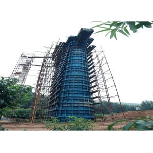 Cheap Q235B Steel Pier Cap Shuttering , Steel Mould Formwork Smooth Surface for sale