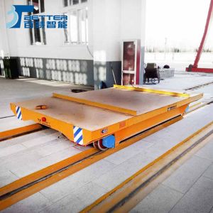 100ton Mobile Cable Powered Flat Transfer Cart on Rails