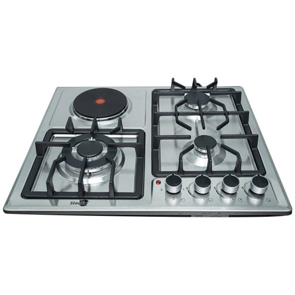Quality Stainless Steel 4 Burner Gas Cooktop Built In Gas And Electric Cooker wholesale