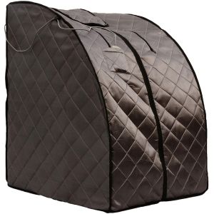 Cheap 2021 Hot Sales Europe Hot Selling Portable Sauna Smart Infrared Weight Loss Sauna Room Computer Control Panel With Folding Chair for sale