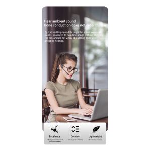 Ultimate Tech Combo Neckband Open Ear Wireless Bone Conduction Headphones and