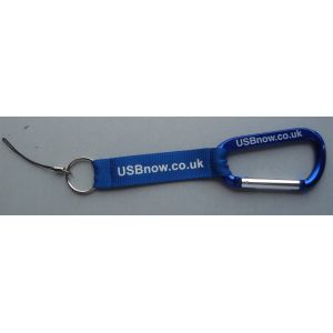 Lightweight Lovely Carabiner Key Chain With Laser Engraved Logo