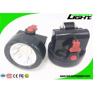 10000lux 450mA Cordless Mining Headlamp IP67 Waterproof With Head Band