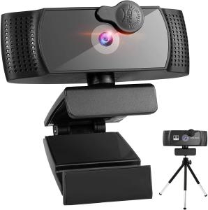 1080P Autofocus CCD Image Sensor 60fps Webcam With Microphone For PC