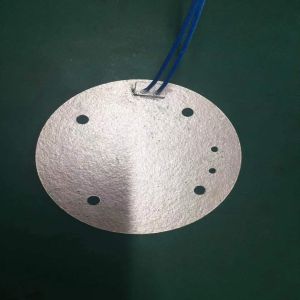 2D Fabricated Round Rigid Muscovite Mica Sheet Heating Plate For Electric Heater