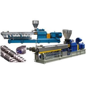 ISO Conical Twin Screw Extruder Low Energy Consumption High Capacity