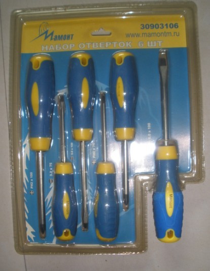 Quality 6 pcs screwdriver set wholesale