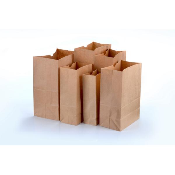 Disposable paper bag Kraft paper bags for bread hamburger packing bag