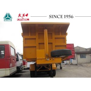 3 Axle End Tipper Trailer 40 Tons Payload For Kenya Construction Transport