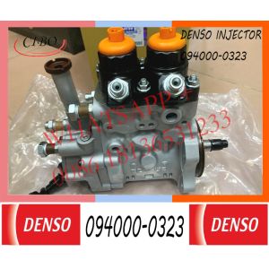 common rail diesel 094000-0323 6217-71-1122 fuel injection pump for WA500-3