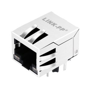 G15-111T-038E 10G Base-T Tab Down 1 Port Shielded Ethernet RJ45 Connector With