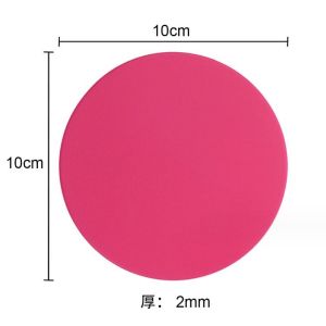 Silicone Coaster 10CM Round Insulation Pad Table Decoration Accessories Type