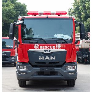 Lighting System-Equipped MAN 1800L Compressed Air Supply Fire Truck for Fast