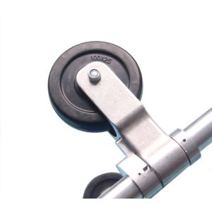 Backrest Adjustable stretcher collapsible Supporting Feet And Wheels