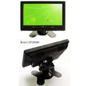 9~36VDC 800x480 8 Inch LCD CCTV Monitor With BNC AV HDMI USB