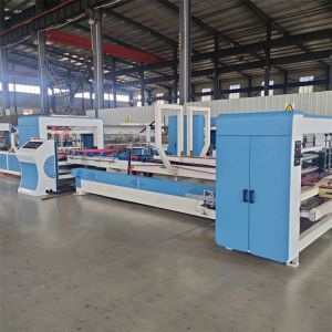 High Speed Gluing Stitching Machine For Corrugated Carton Box Folding All In One