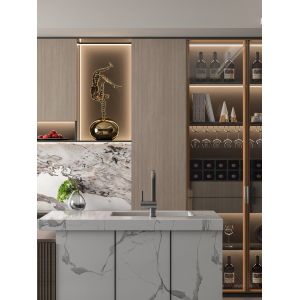 Custom Luxury Sideboard Cabinets With Wine Rack