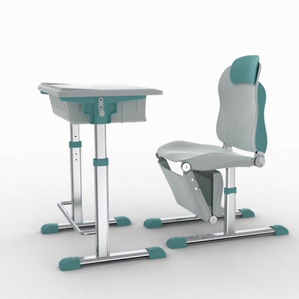 Modern Design Study Reclinable Adjustable Desk and Chair Set for School Home Training