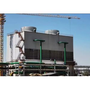 600 Ton Frp Square Cross Flow Industrial Cooling Tower single air inlet water