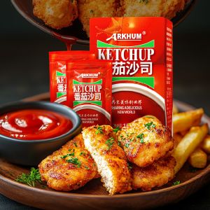 China Delicious Pouch Tomato Sauce 4.1g Fat 4.2g Protein Fresh Tomato Sauce on sale