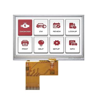 4.3Inch TFT Resistive Touchscreen With 480*272 Resolution 400nits Brightness