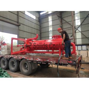 180m3/H Oilfield MGS Poor Boy Degasser 800mm Main Body Diameter