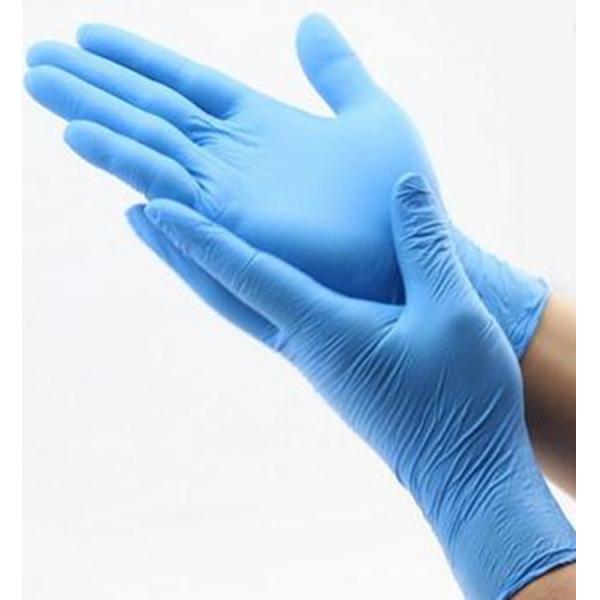 Blue Nitrile Medical Disposable Exam Gloves Small , Medium , Large Size