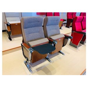 PU Leather Upholstery Lecture Room Chairs With Aluminium Alloy Leg