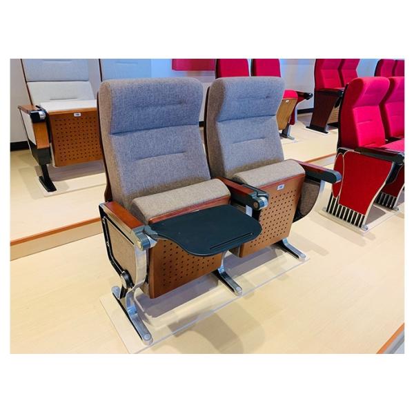 Quality PU Leather Upholstery Lecture Room Chairs With Aluminium Alloy Leg wholesale