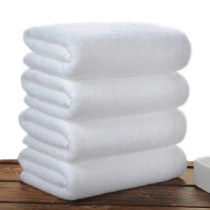 Customized white hotel exclusively for 100% cotton absorbent thickened bath