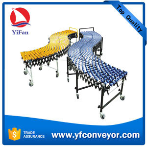 Flexible Expandable Gravity Plastic Skate Wheel Conveyor