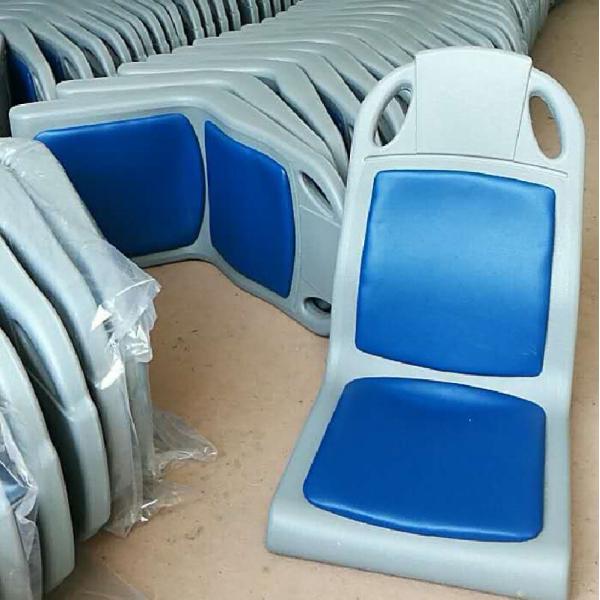Quality Blue Plastic Bus Seats With Cushion Boat Seat Environmental Injection Molding wholesale