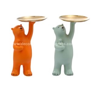 China Waterproof Oilproof Home Decorative Ornaments Resin Animal Figurines on sale
