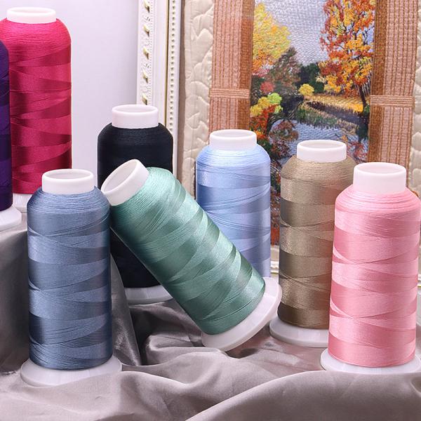 120d/2 Embroidery Thread 4000y-5000y Length Perfect for Professional Embroidery