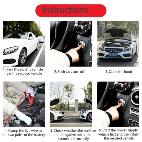 3m Electric Vehicle Cable Copper Clad 2000A Battery Wire For Car