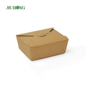 Jiurong Folding Biodegradable Disposable Paper Containers With Lids