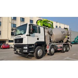 Cheap New 28M Concrete Mixer Pump Trucks With Smart Control System for sale
