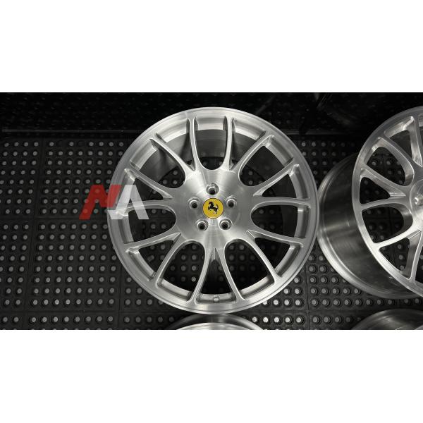 Ferrari F430 Forged Wheels Brushed Clear Finish Maining Forged RE-01