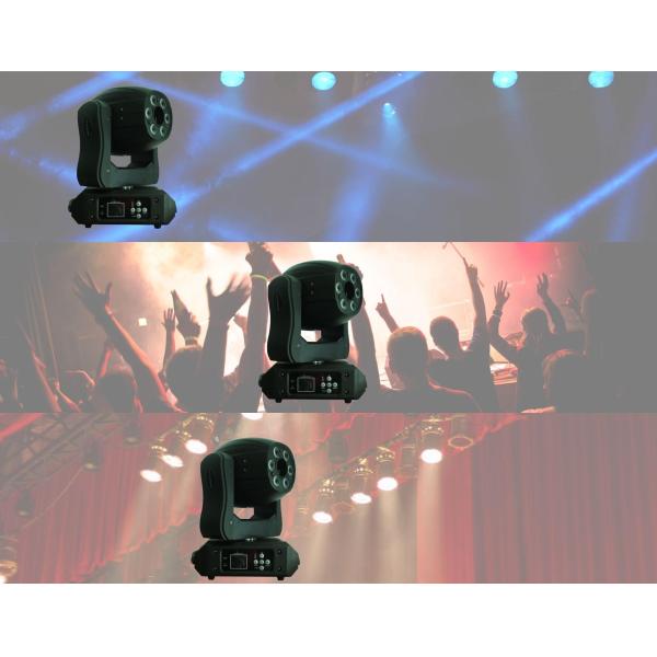 150W 7 Color Mini Wash LED Moving Head Stage Light With PAR For Party Celebration Club Nightclub