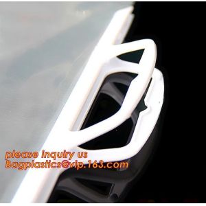 Biodegradable compostable Hanger Hook Handle Bag For Underwear Clothes, Rigid