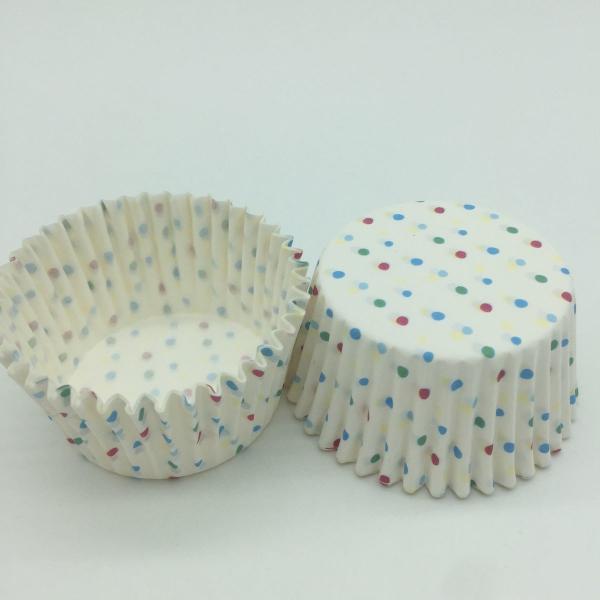 Eco Friendly Greaseproof Cupcake Liners Disposable Food Packaging Bakery