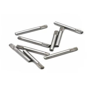 Aluminum AL 6061 7075 Plain Finished External Thread Round Dowel Parallel Pin