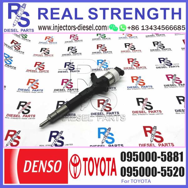 New Fuel Injectors 23670-30050 23670-39095 23670-39096 095000-5660 095000-5880 095000-5881 for Toyota Hiace Hilux 2KDFTV