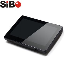 7 Inch White Touch Control Panel With Ethernet POE Inwall Mount Bracket For