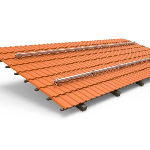Universal Compatibility Solar Pv Aluminium Mounting Rail Withstand Temperatures