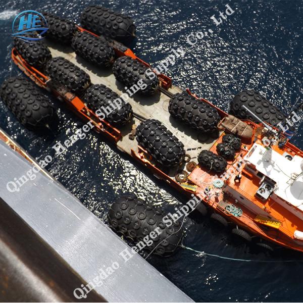 Dia 0.5m-4.5m Pneumatic Rubber Fender D Fender Rubber Marine Foam Filled